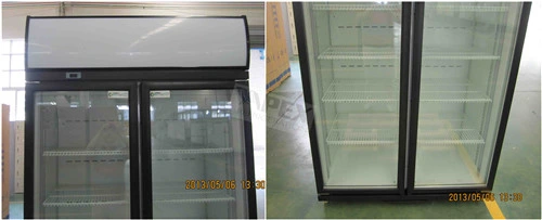 Beverage 2 Door Refrigerator with Top Compressor