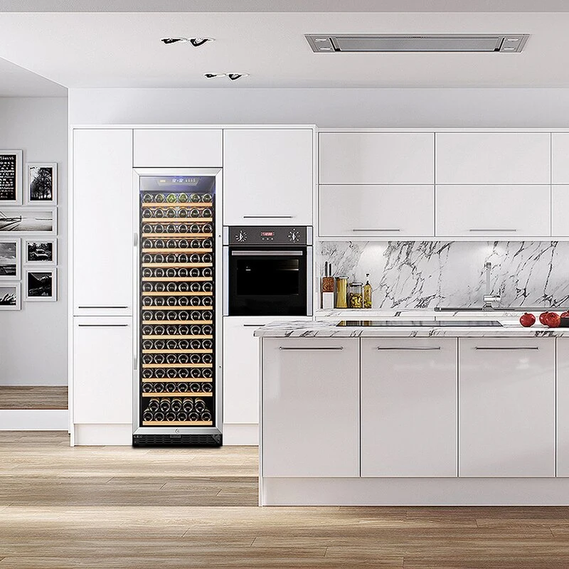 Seamless Ss Door 450L Usf-168s Single Zone Wine Cooler/Wine Fridge