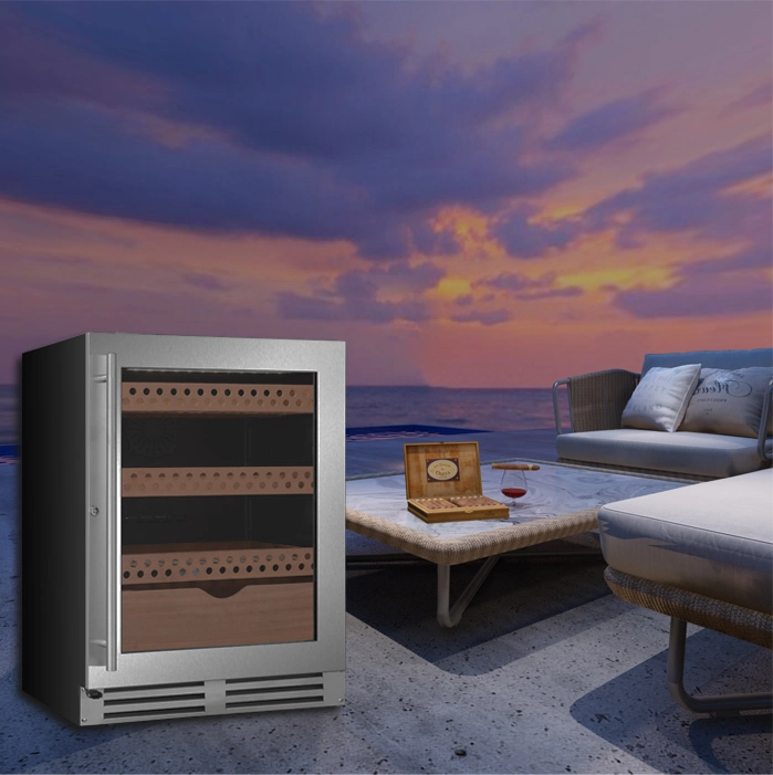 Inverter Compressor Climate Controlled Cigar Cooler Digital Display Cigar Cooler