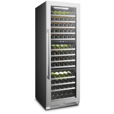 Gabinete para vinos de lujo de triple zona/bodega/refrigerador para vinos/enfriador de vinos/refrigerador para vinos